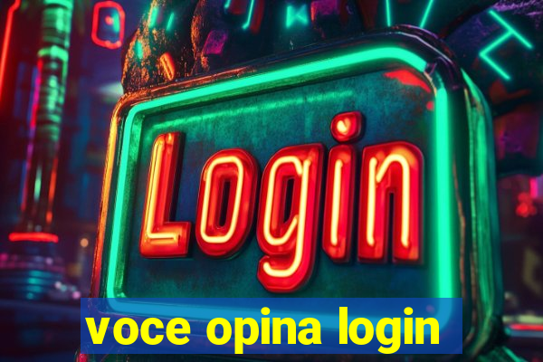 voce opina login